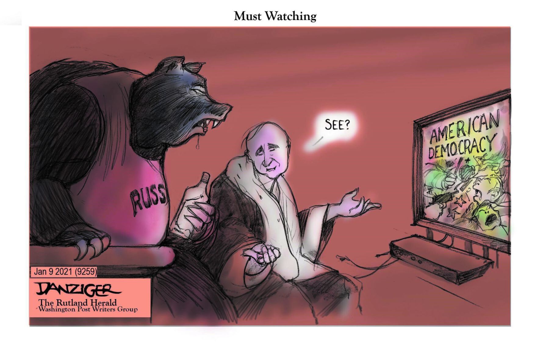 Jeff Danziger cartoon